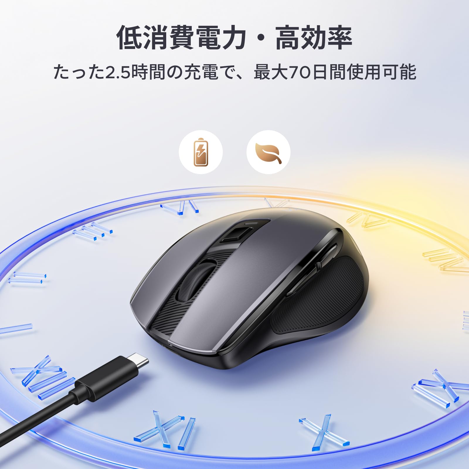 Amazon.co.jp: UGREEN ワイヤレス マウス 無線 Bluetooth&2.4GHz 静音
