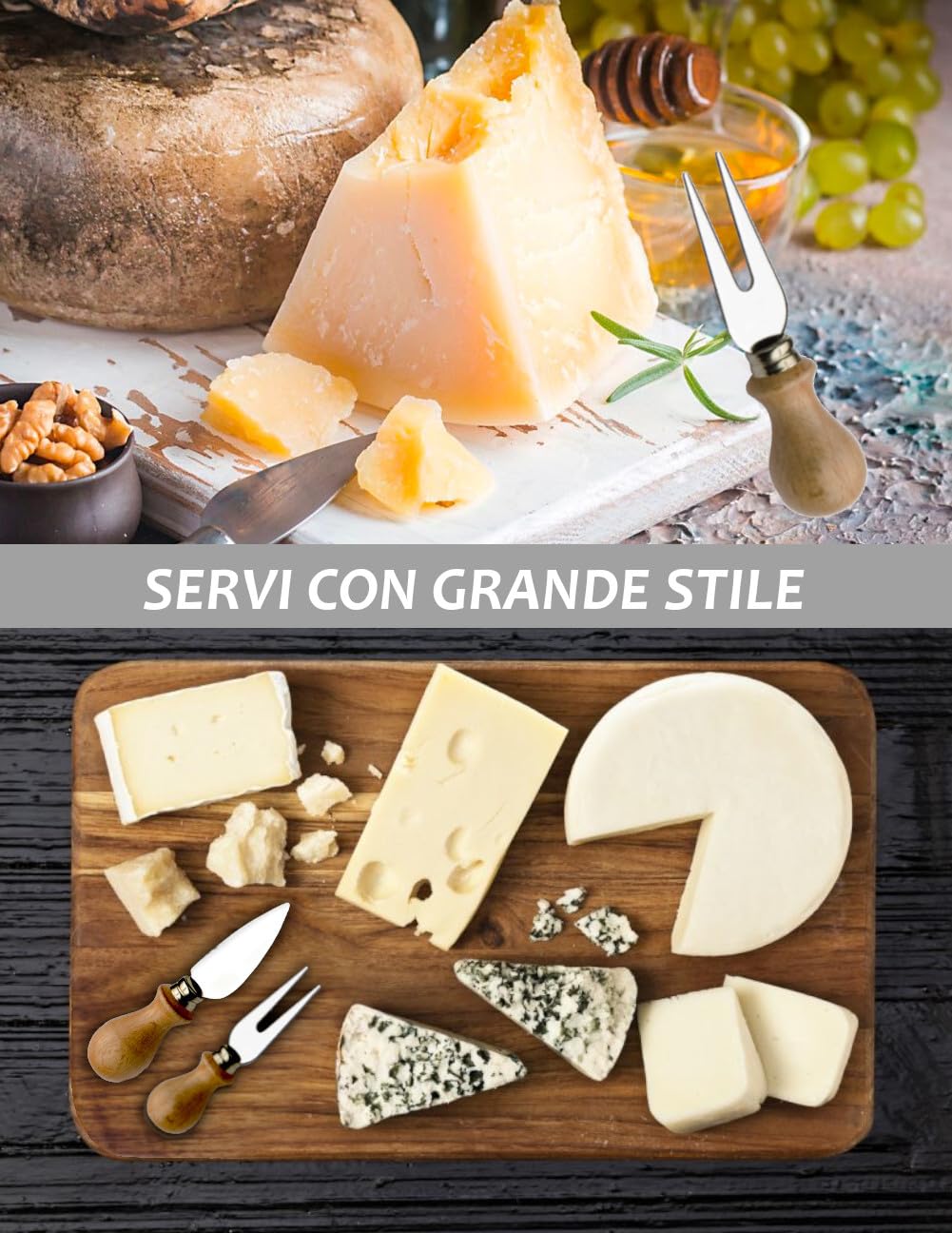 Coltello Per Formaggio Emsa Smart Kitchen 507262: Lama Antiaderente Con Taglia Pellicola - 2