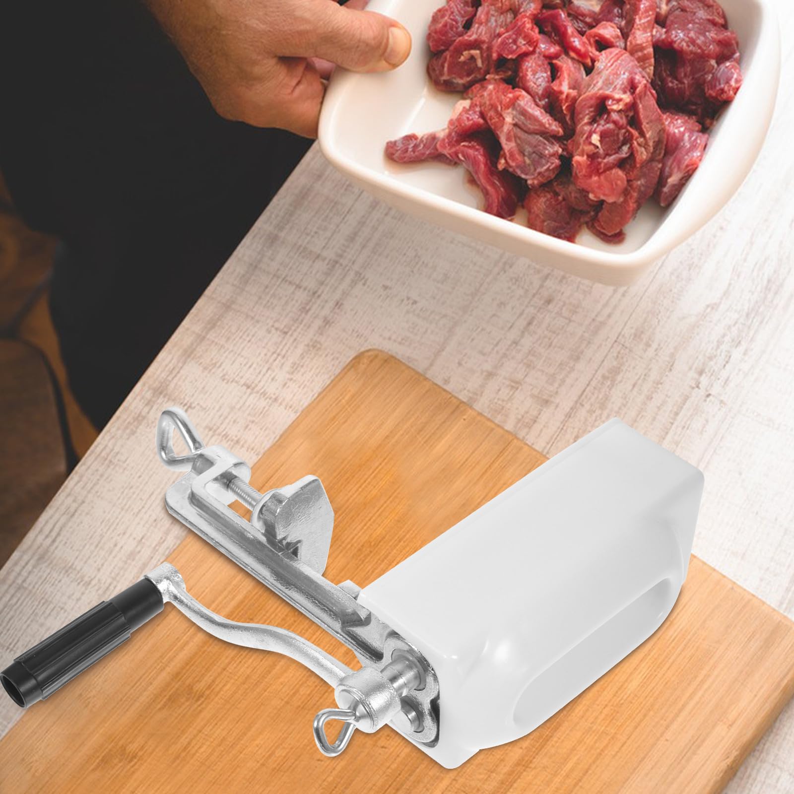 Ablandador de Carne Metal con Agujas Máquina para Hacer Tierna la Carne para Bistec Chuleta de Cerdo y Carnes