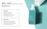 Vista 8 de MEDIX Gel exfoliante para el cuidado de la piel con ácido láctico 10% ácido glicólico y ácido láctico, suero exfoliante para cuerpo y cara AHA