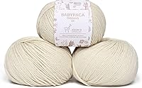 Vista 40 de Juego de 6 madejas de 100% lana de alpaca bebé (10.58 oz) de peso DK, fabricadas en Perú, celestial suave y perfecto para tejer y hacer ganchillo