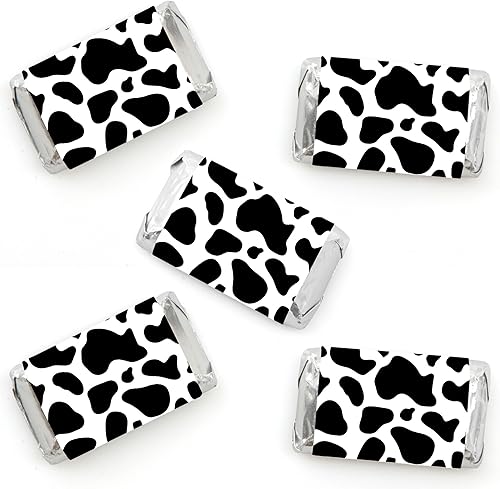 Miniatura 7 de Big Dot of Happiness Estampado de leopardo  Mini pegatinas de barra de caramelo  Cheetah Party Small Favores  40 unidades