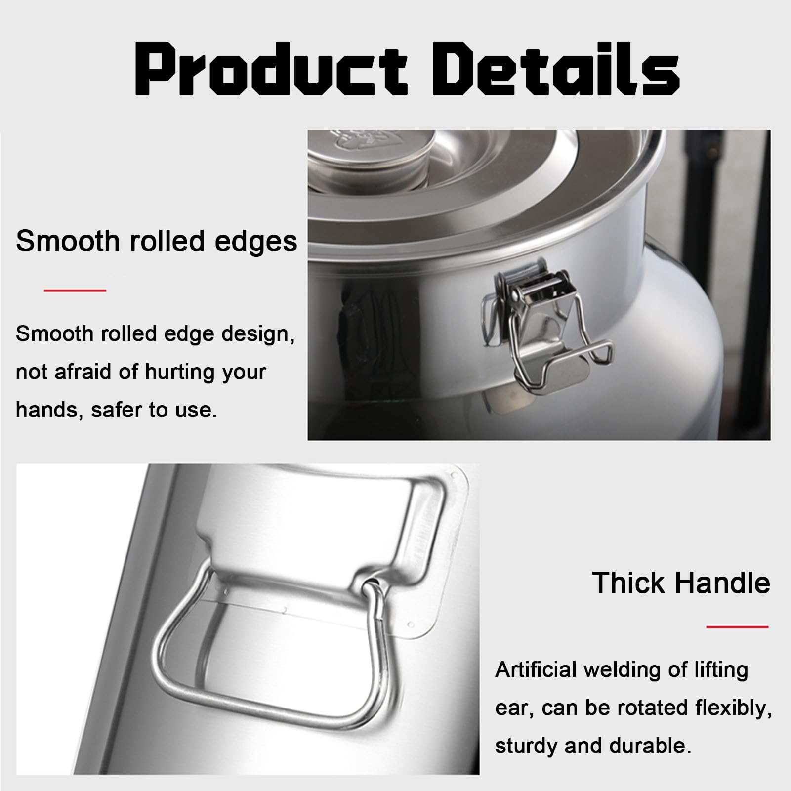 Cubo de leche y enfriador de vino de acero inoxidable de 5L/9L/14L/18L con grifo, contenedor de almacenamiento de líquidos y sólidos, jarra de transporte de leche, dispensador de bebidas versátil