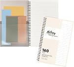 Hilroy Premiere Spiral Un carnet de notes, petit, 6” x 9.5”, Papier doublé de crème, 160 Pages/80 Feuilles (590001)