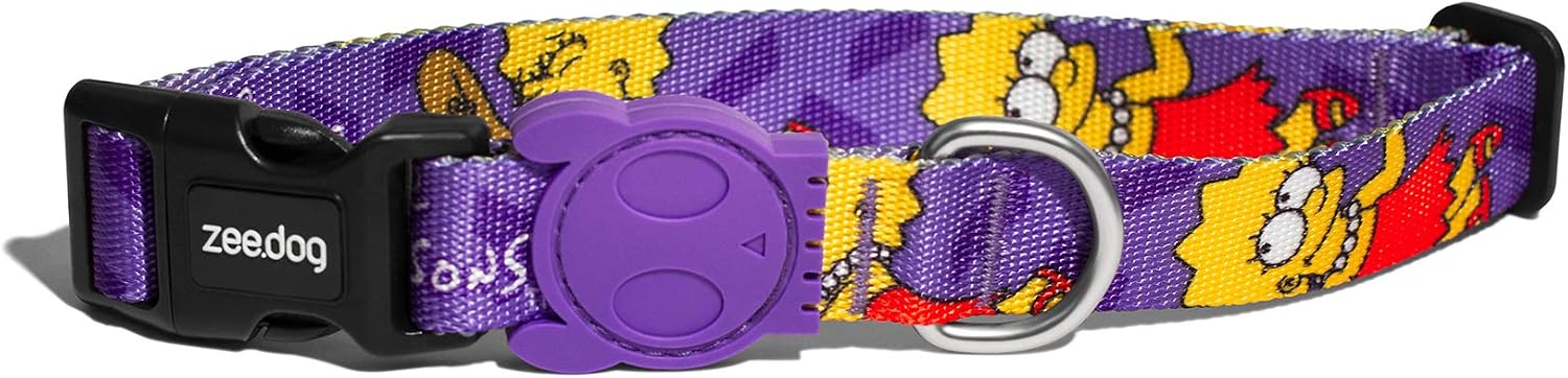Zee.Dog | Lisa Simpson Dog Collar | Medium