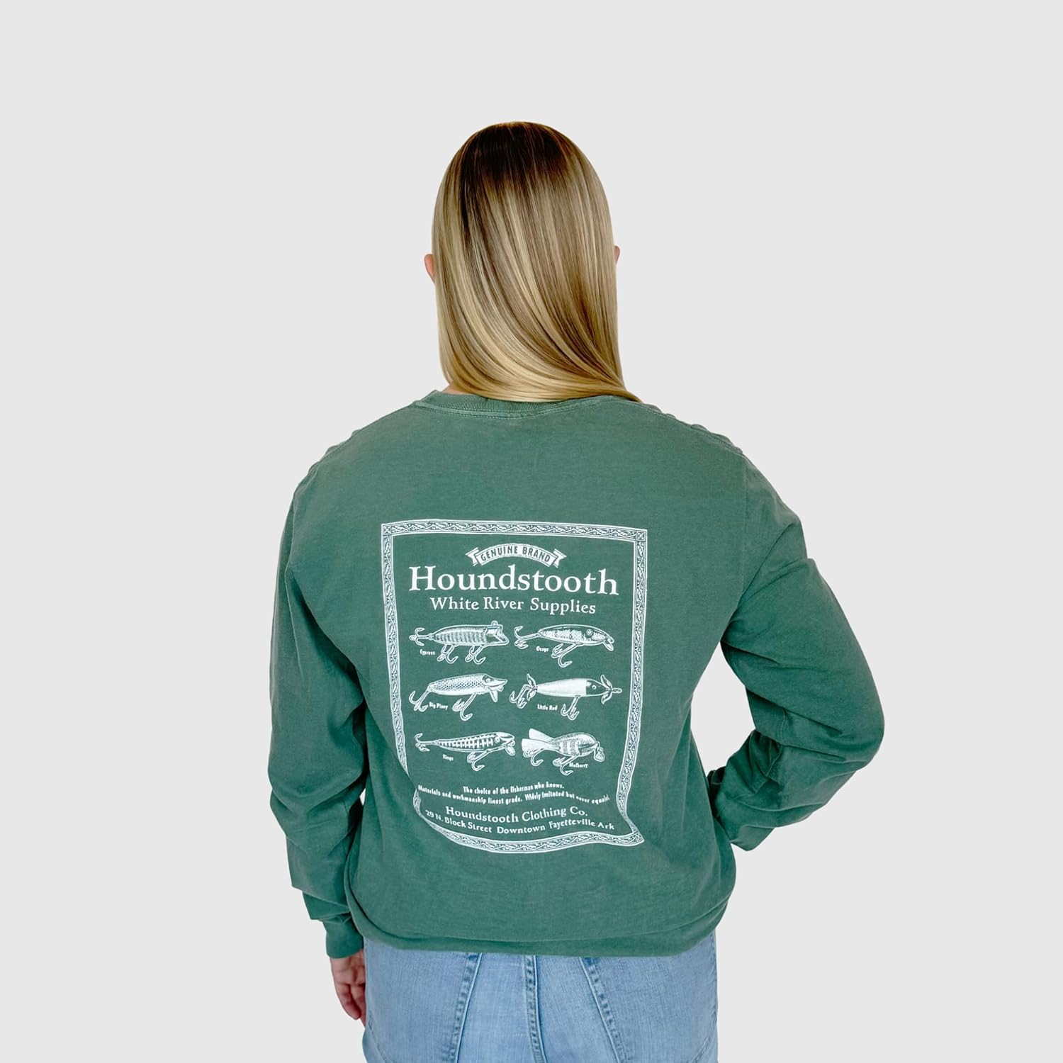 Legacy Long Sleeve T-Shirt - 6 Lures | Premium Quality | Comfortable Fit | Based in Fayetteville, AR