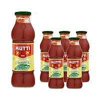 Vista 26 de Mutti Puré de tomate (Passata), 24.5 onzas Paquete de 6 Marca de tomates #1 de Italia Sabor fresco para cocinar Tomates enlatados Apto