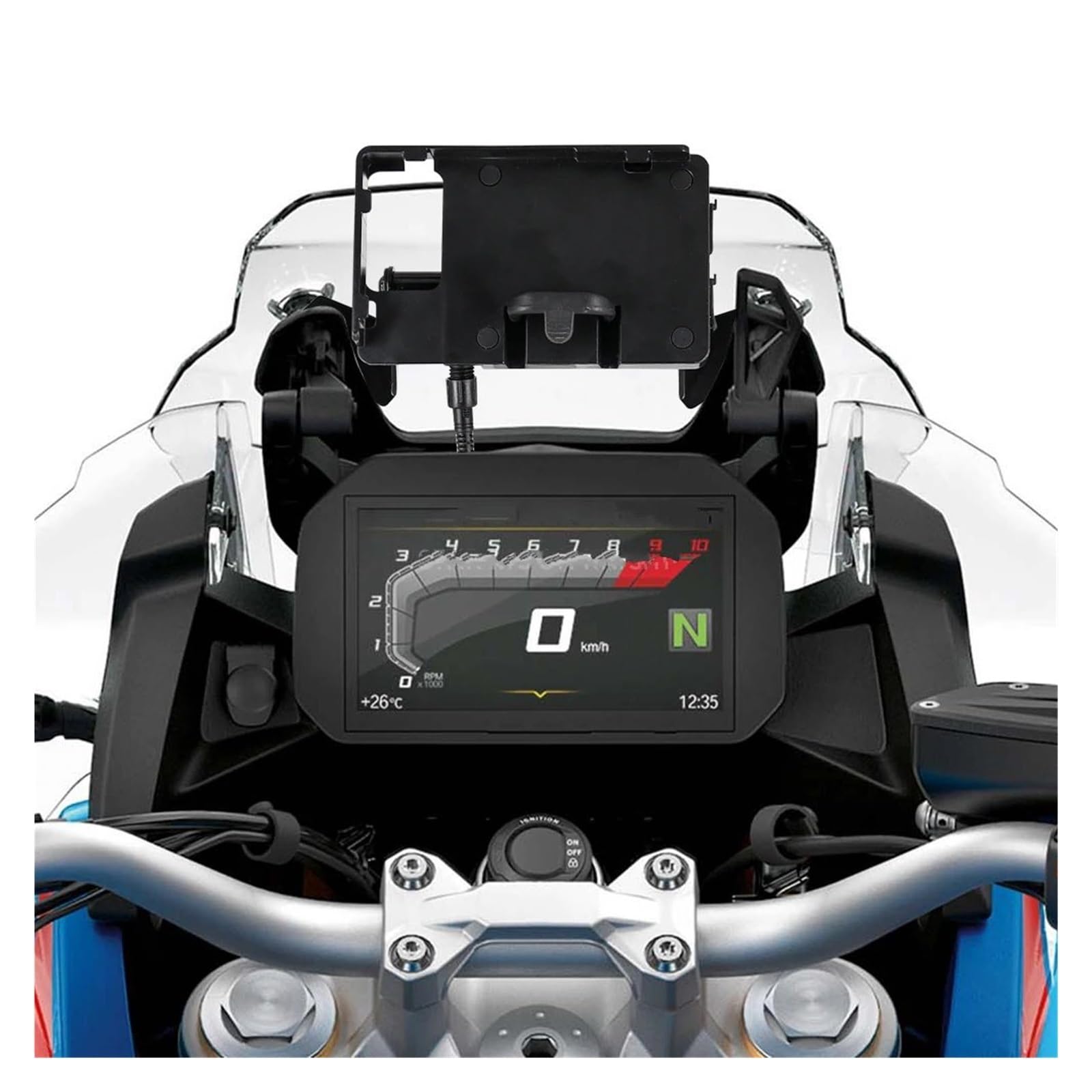 Supporto Navigatore Moto Per BMW Per F850GS Per ADV Per F 850 ​​GS Per Adventure Parabrezza Navigazione Piastra GPS Staffa Adattare Il Supporto
