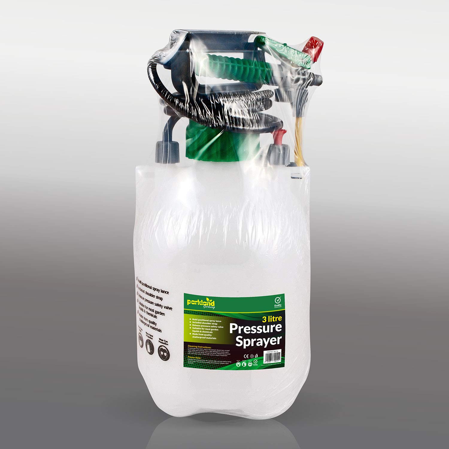 Buy Parkland 3 Litre Pump Action Pressure Sprayer With Pressure Release