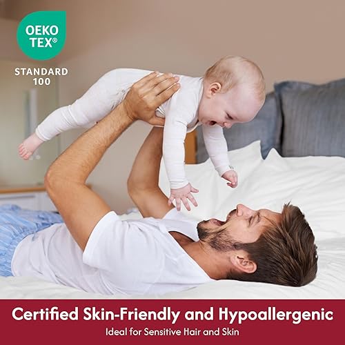 Miniatura 6 de LONAVA - Juego de sábanas de lujo de 4 piezas - Sábanas de microfibra antiarrugas, transpirables y elásticas, bolsillo profundo de 16 pulgadas,