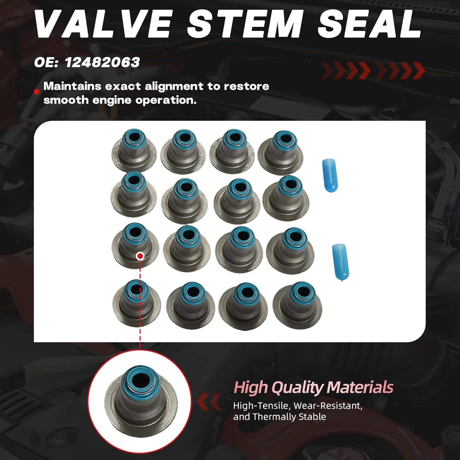 E1841P Ls Stage 3 Camshaft Kit Fit For Gen 3/4 V8 Truck/SUV Fit For Chevrolet GMC Cadillac Buick Pontiac 4.8L 5.3L 5.7L 6.0L 1997-2013 595" LS Stage 3 Cam Kit Springs Seals 7.400 Pushrods