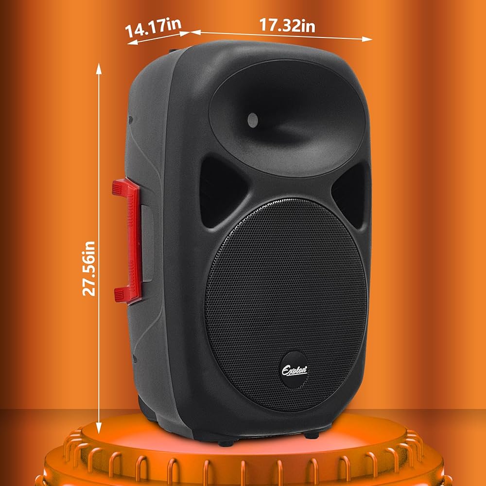 SIRTRON スピーカー Amazon.com: EXOTON S-1502 15inch 2000W Bluetooth PA System