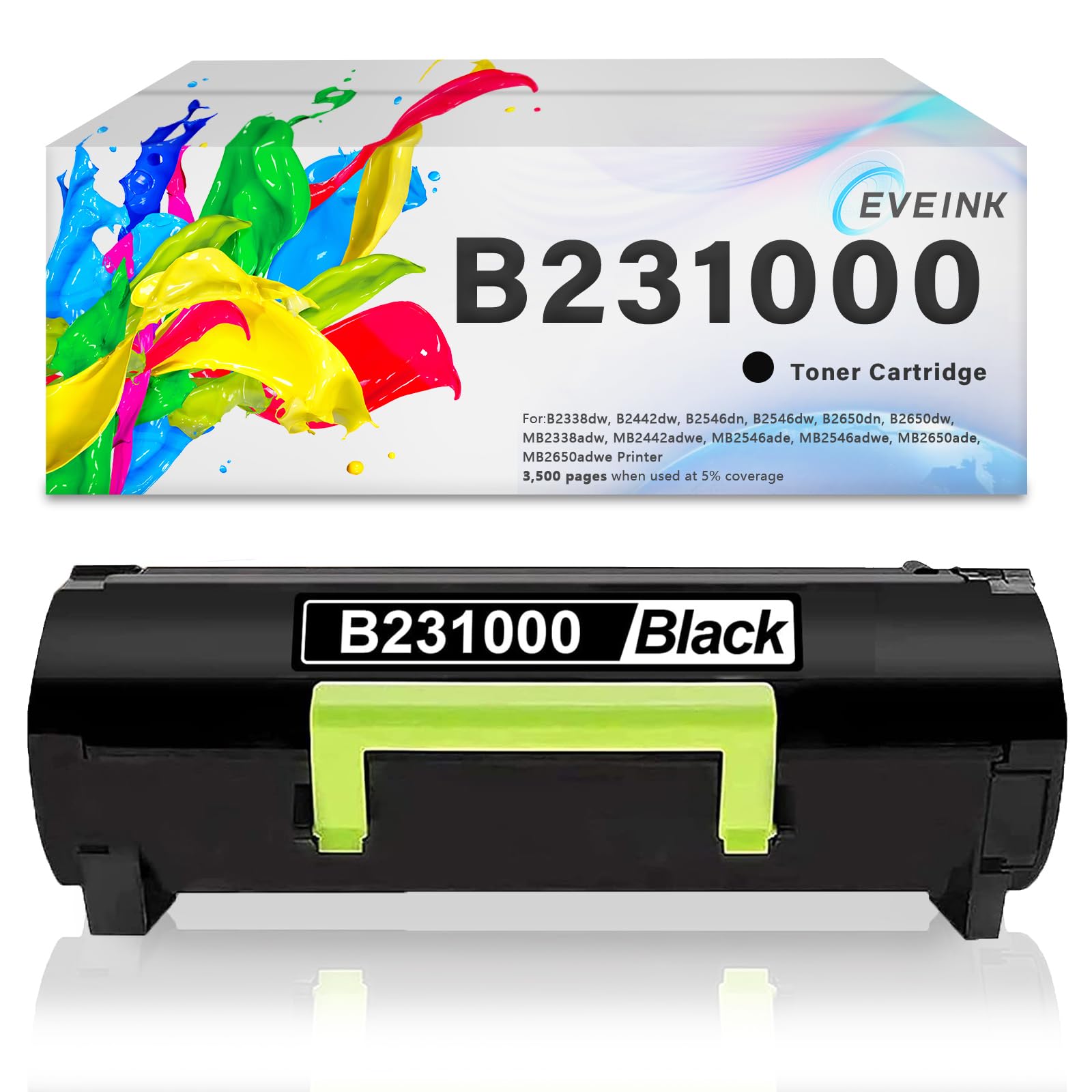 Print.save.repeat. Lexmark B2300A0 Toner Cartridge For B2338, B2442, B2546, B2650, Mb2338, MB2442, MB2546, MB2650 [3,000 Pages] TCJGZS2
