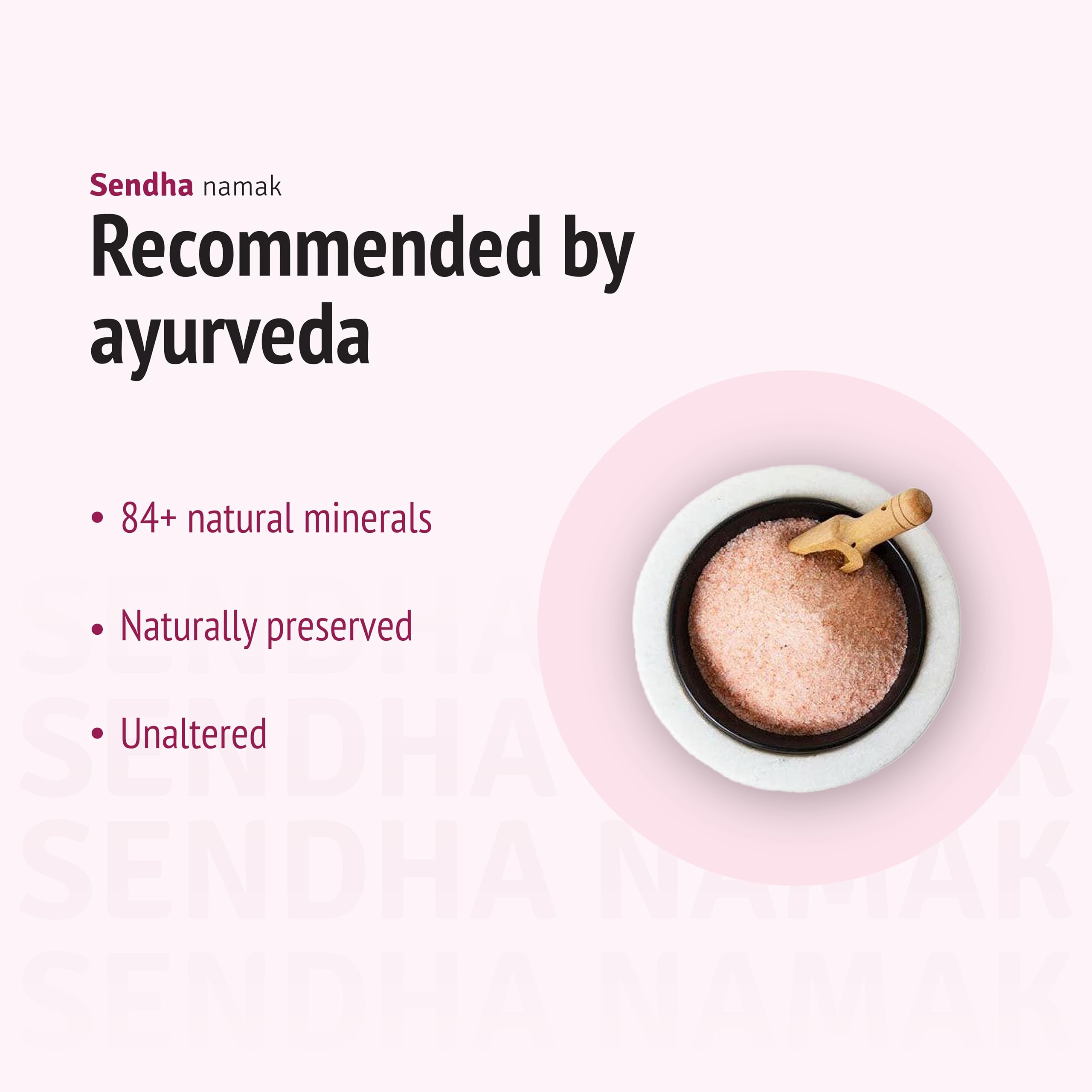 Gutsukh Himalayan Pink Salt (1 kg) | Sendha Namak | Rock Salt | 84+ Minerals | 100% Natural | No Preservatives | No Chemicals | No artificial color | Unrefined - Image 4 thumbnail