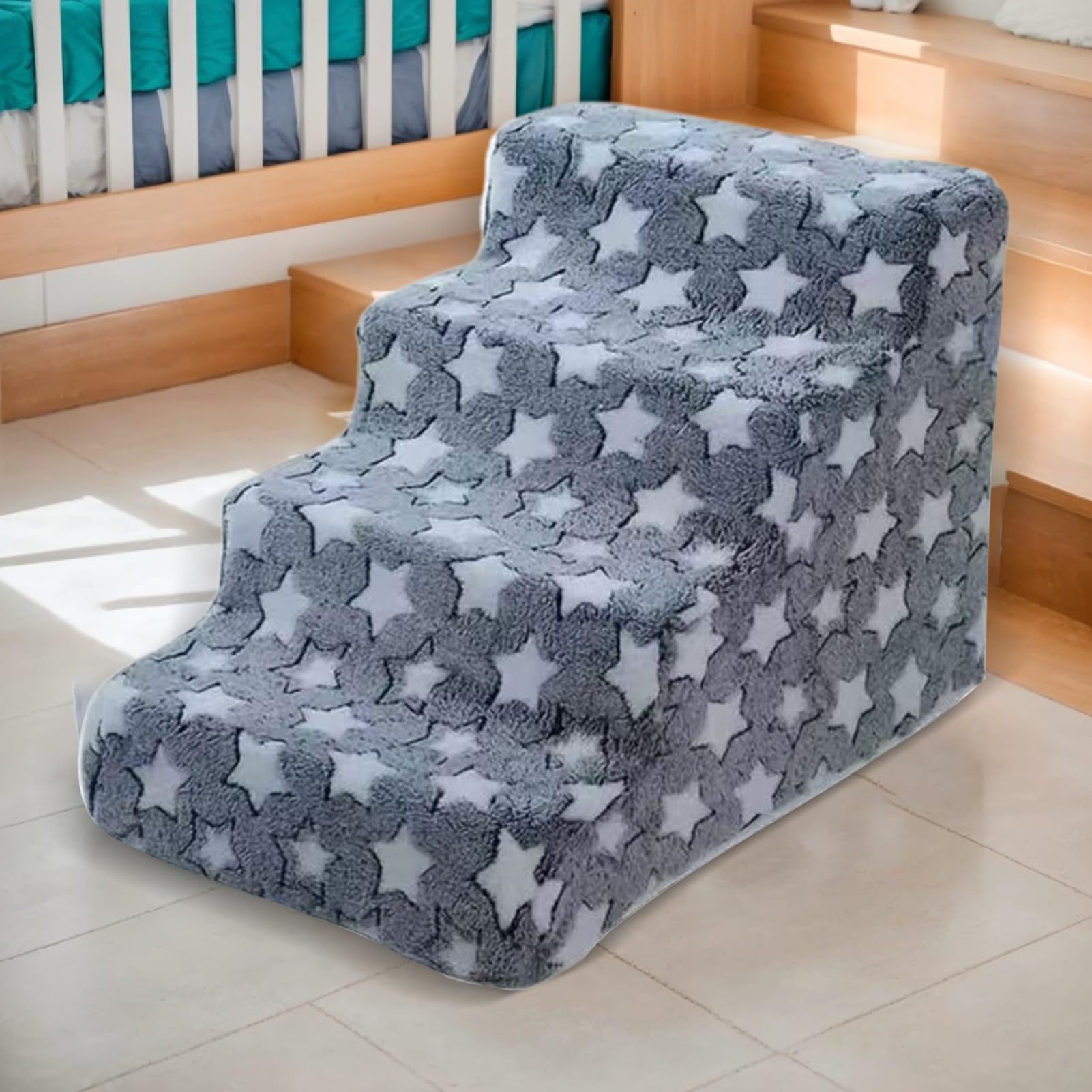 Scale per cani, gradini per gatti, rampa rimovibile per gattini, accessorio per animali domestici, facile da usare, portatile per cuccioli, gatti, soggiorno, camera da letto, studio, davanzale