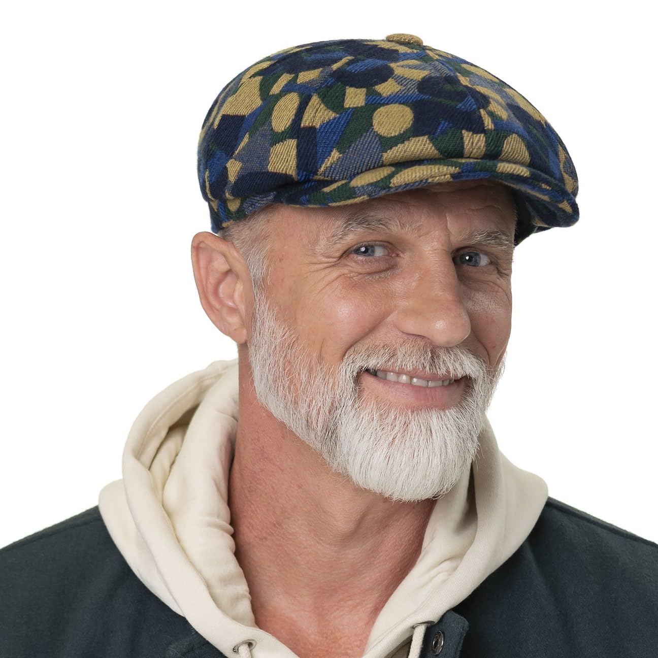 Stetson Hatteras x The Feebles Flat Cap Men Blue 6 3/4-6 7/8