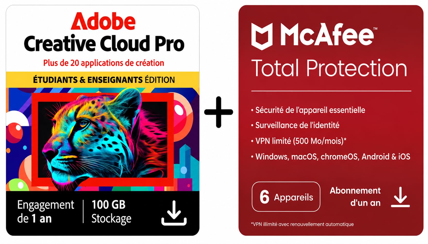 Adobe Creative Cloud All Apps : protégez vos créations avec McAfee 2026 par email - 5