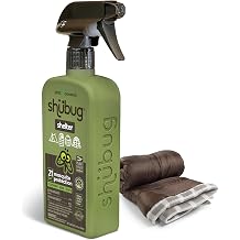 Shubug Shelter Mosquito Protection Spray for Clothing, Gear & Tents, Plant-Based Active Ingredient, 24 fl oz Trigger Spray 1, 24 Fl Oz