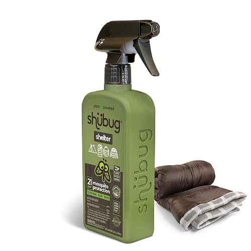 Shelter Mosquito Protection Spray for Clothing, Gear & Tents, Plant-Based