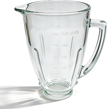 Replacement Blender 6-Cup glass jar, Compatible with Oster Classic Series blender & OSTER OSTERIZER GALAXIE BLENDER/CHOPPER Glass, 6-Cup Jar