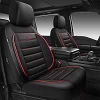 Vista 10 de CAR PASS Juego completo de fundas de asiento de cuero, universal, resistentes al agua, soporte de respaldo de espuma 3D, comodidad de lujo, 5