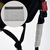 Vista 6 de 1 juego de almohadillas para casco de ciclismo, kit de acolchado, almohadillas de espuma universales para casco de motocicleta o bicicleta (Gris)