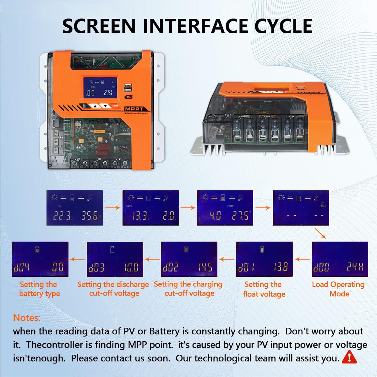 Y&H MPPT Solar Charge Controller Protections