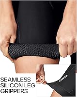 Vista 5 de Ewedoos Pantalones cortos de ciclismo acolchados para mujer con 4 bolsillos, acolchado 4D, pantalones cortos de ciclismo para paseos de 3H +, Negro