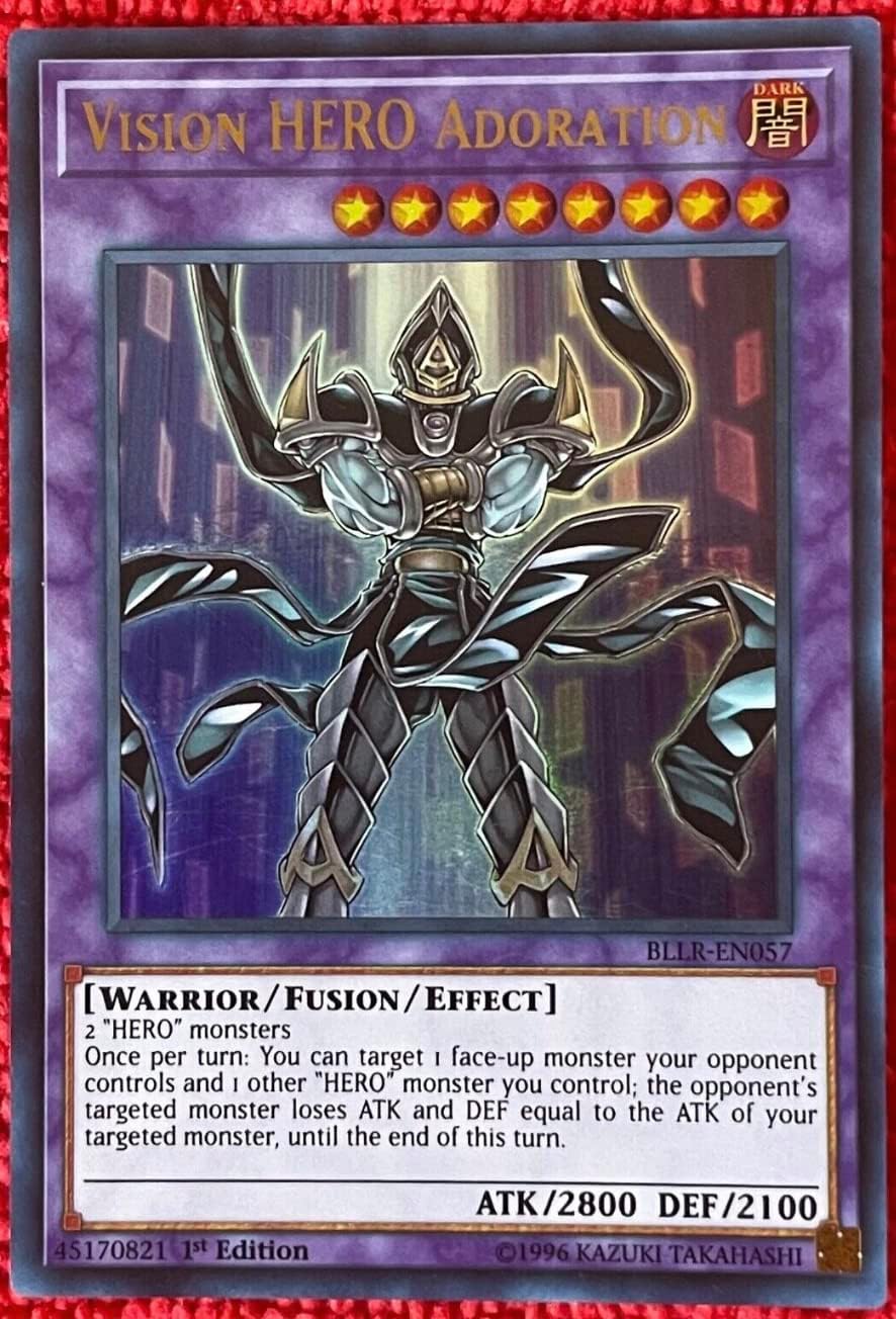 Vision Hero Adoration - BLLR-EN057 - Ultra Rare - Battle of Legends - 1st Edition - NM/M