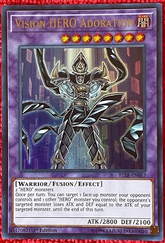 Vision Hero Adoration - BLLR-EN057 - Ultra Rare - Battle of Legends - 1 edición - NMM