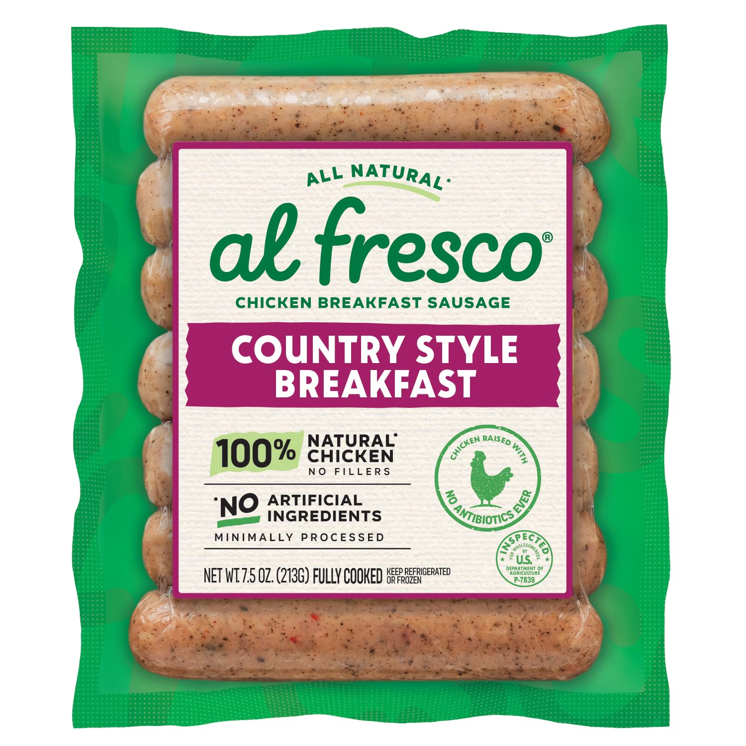 Al Fresco Country Style Breakfast Link 7.5 oz