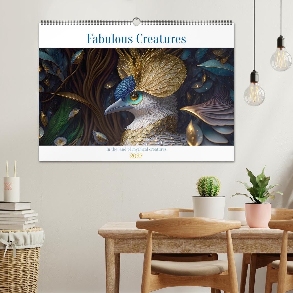 Fabulous creatures - In the land of mythical creatures (Wall Calendar 2027 DIN A2 landscape), CALVENDO 12 Month Wall Calendar: Fabulous animals from the land of fantasy
