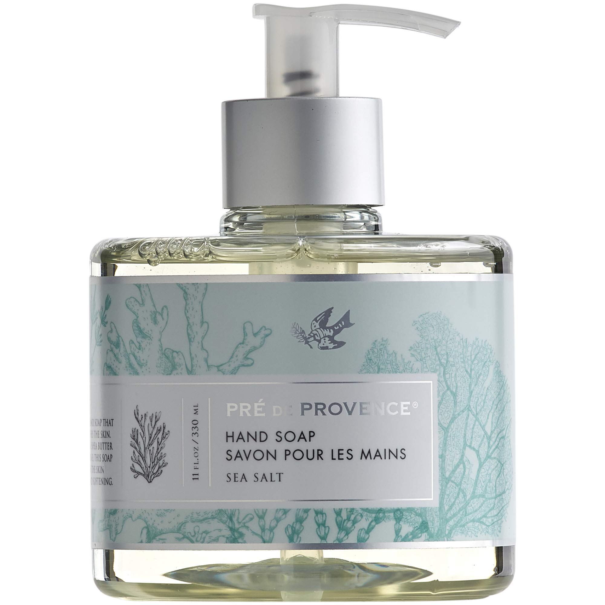 Pre de Provence Collection Liquid Hand Soap, Sooths & Softens while Cleansing, Enriched with Shea Butter, Vitamin E & Glycerin, Soft & Soothing, 11 fl