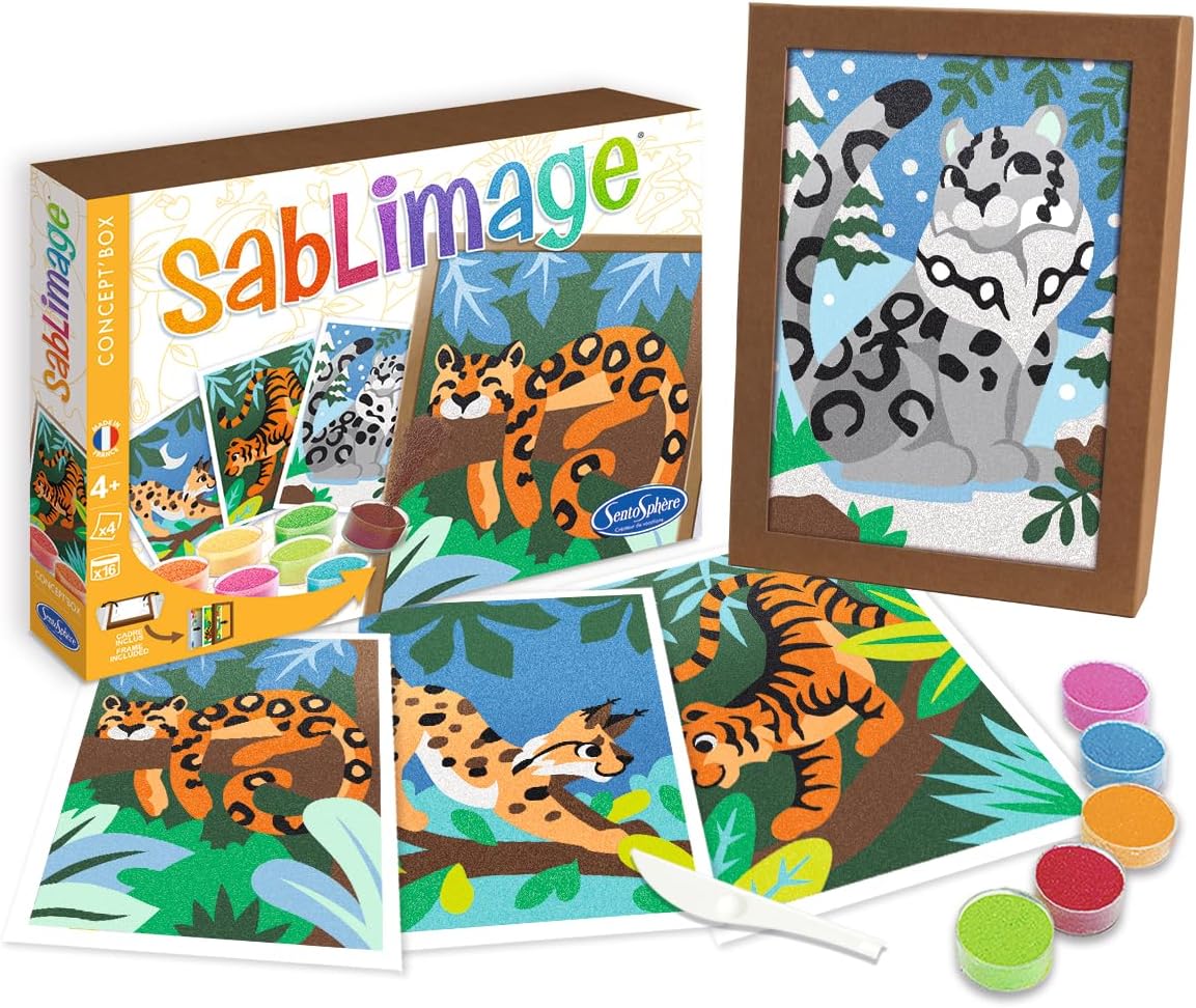 Sentosphère SABLIMAGE Concept Box - FELINS du Monde