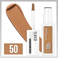 Vista 4 de Maybelline Maquillaje corrector líquido Super Stay, corrector de cobertura completa, hasta 30 horas de uso, resistente a la transferencia, acabado