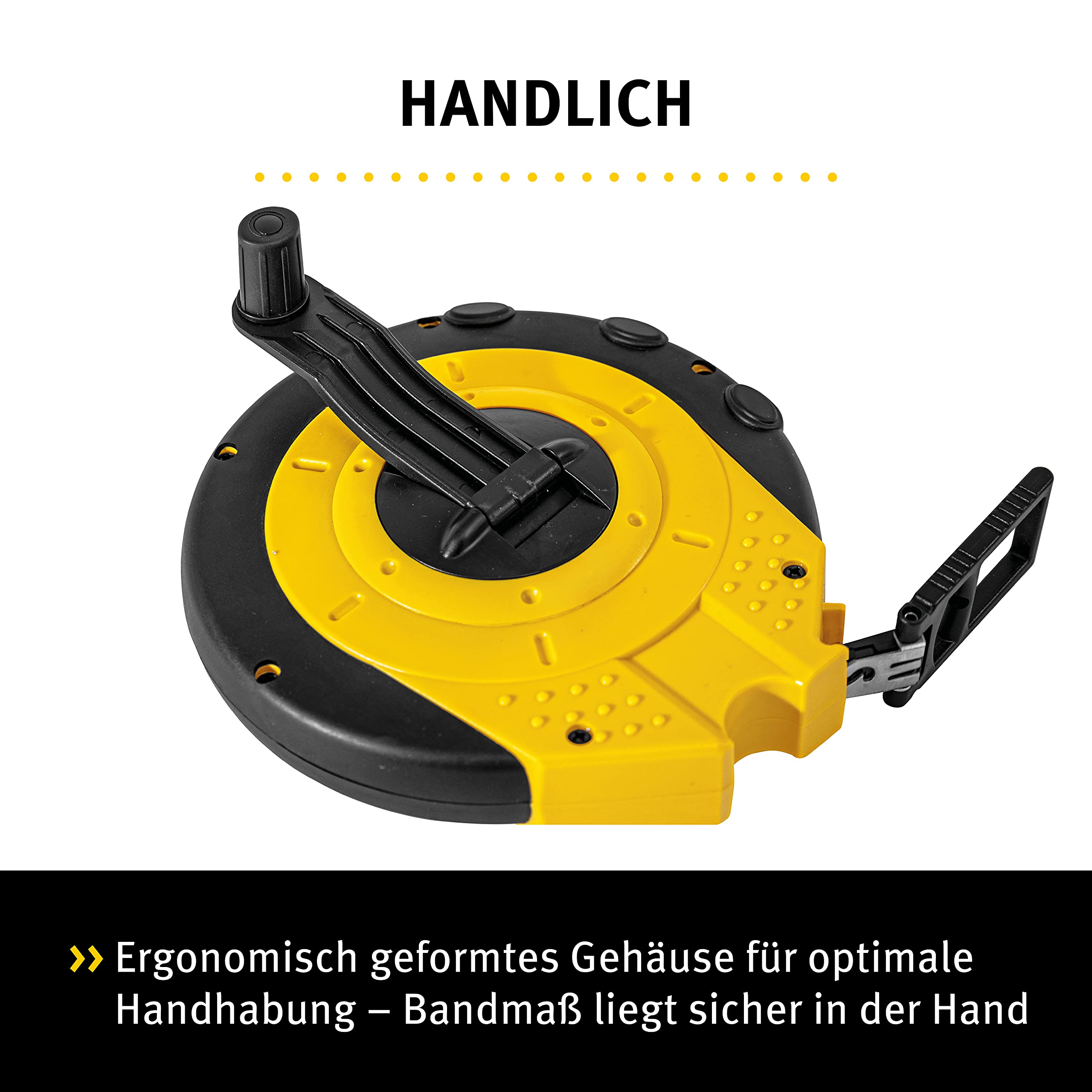 Cinta Métrica STABILA BM 300 - 5 M, Doble Cara, Gancho Spikes, Carcasa Irrompible (Precisión MID)