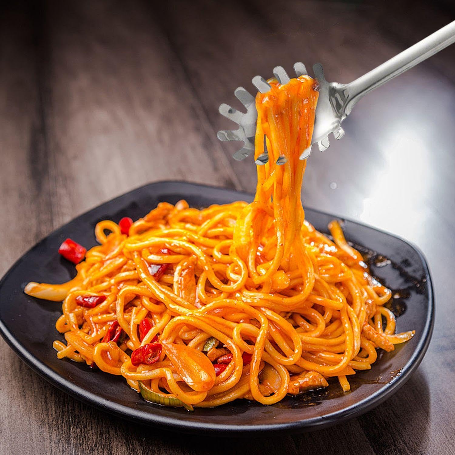 1 Cucchiaio Per Pasta E 1 Cucchiaio Per Riso, Stoviglie In Acciaio Inossidabile, Utensili Da Cucina, Forniture Da Cucina, Stoviglie Per La Casa