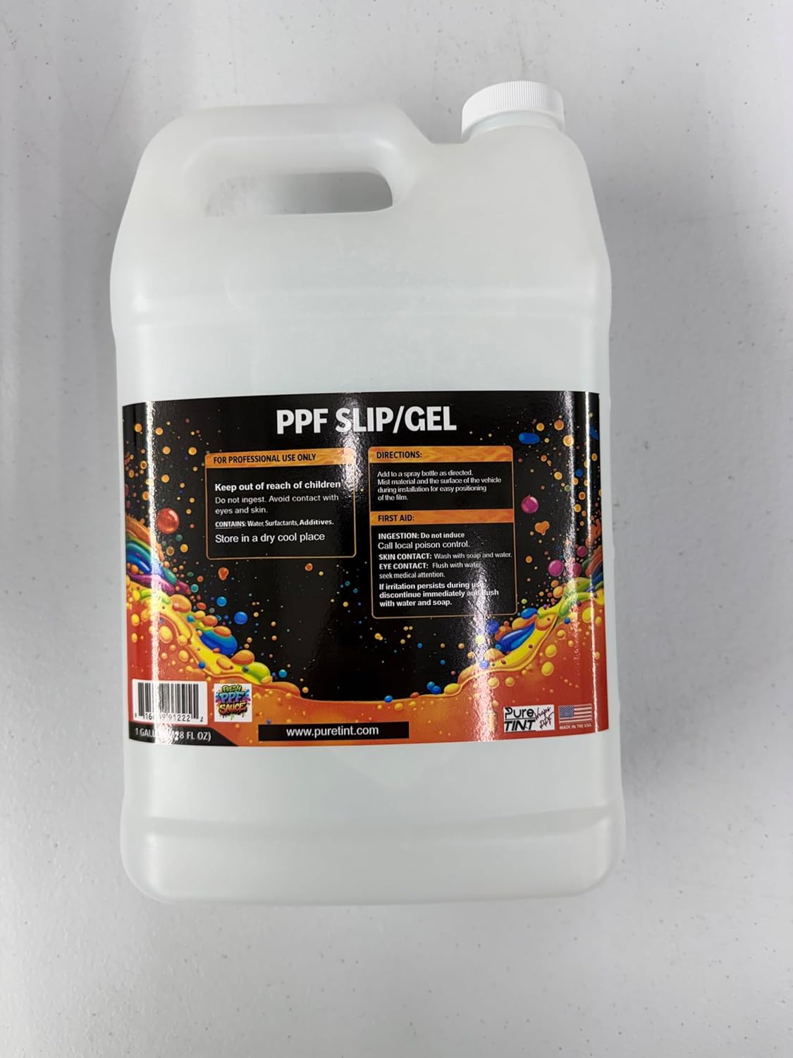 Fresh PPF Sauce - Paint Protection Film Installation Gel - Makes Film Glide - One Gallon