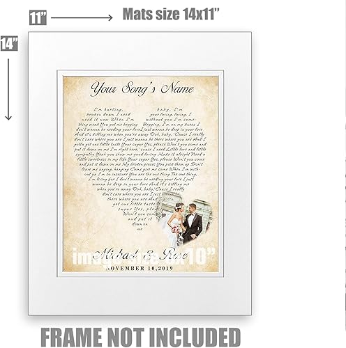 Vista 138 de Letras de música personalizadas, canciones, lienzo/fotos sin marco/impresiones enmarcadas con corazón en nombres de corazón, fecha de carga de fotos