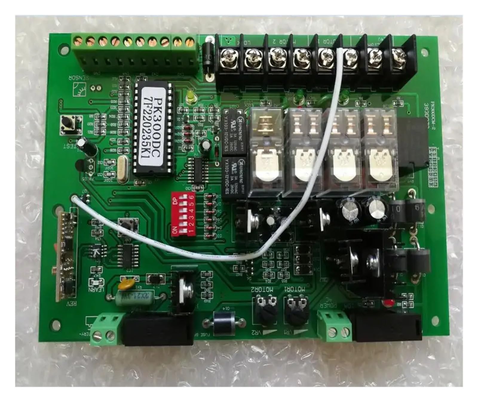 Rsgxlfqzvak No Remotecontrol Kit Automatic Gate Opener, Gate Opener Control Unit Motherboard Pcb Motor Controller Circuit Board Card For Solar 24Vdc Swing(No Remotecontrol Kit)