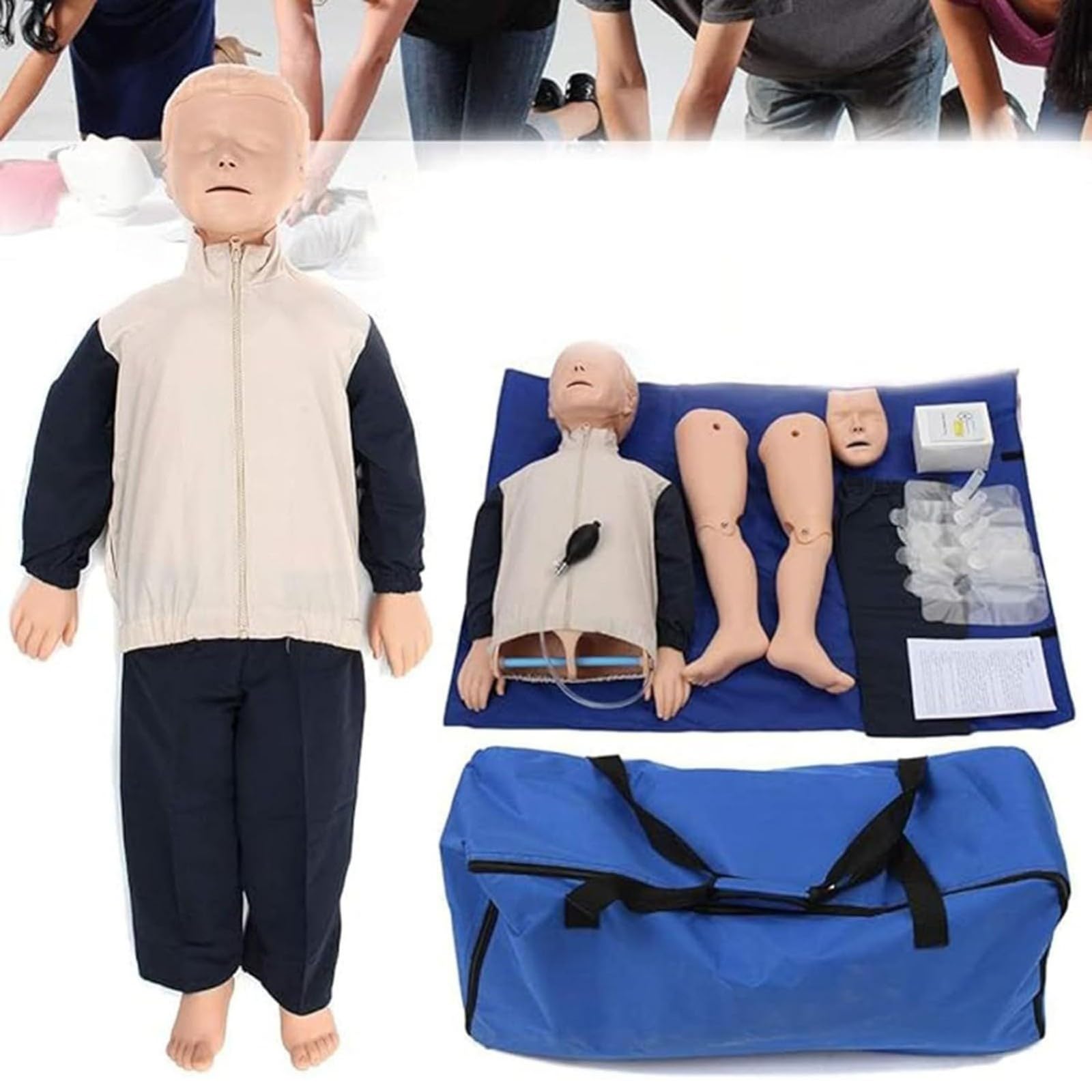 Reanimationspuppe Kinder,Erste Hilfe CPR Übungspuppe Trainingspuppe Erste-Hilfe-Modell für Kleinkinder für Die Schulungshilfe In Der Krankenhausschule A