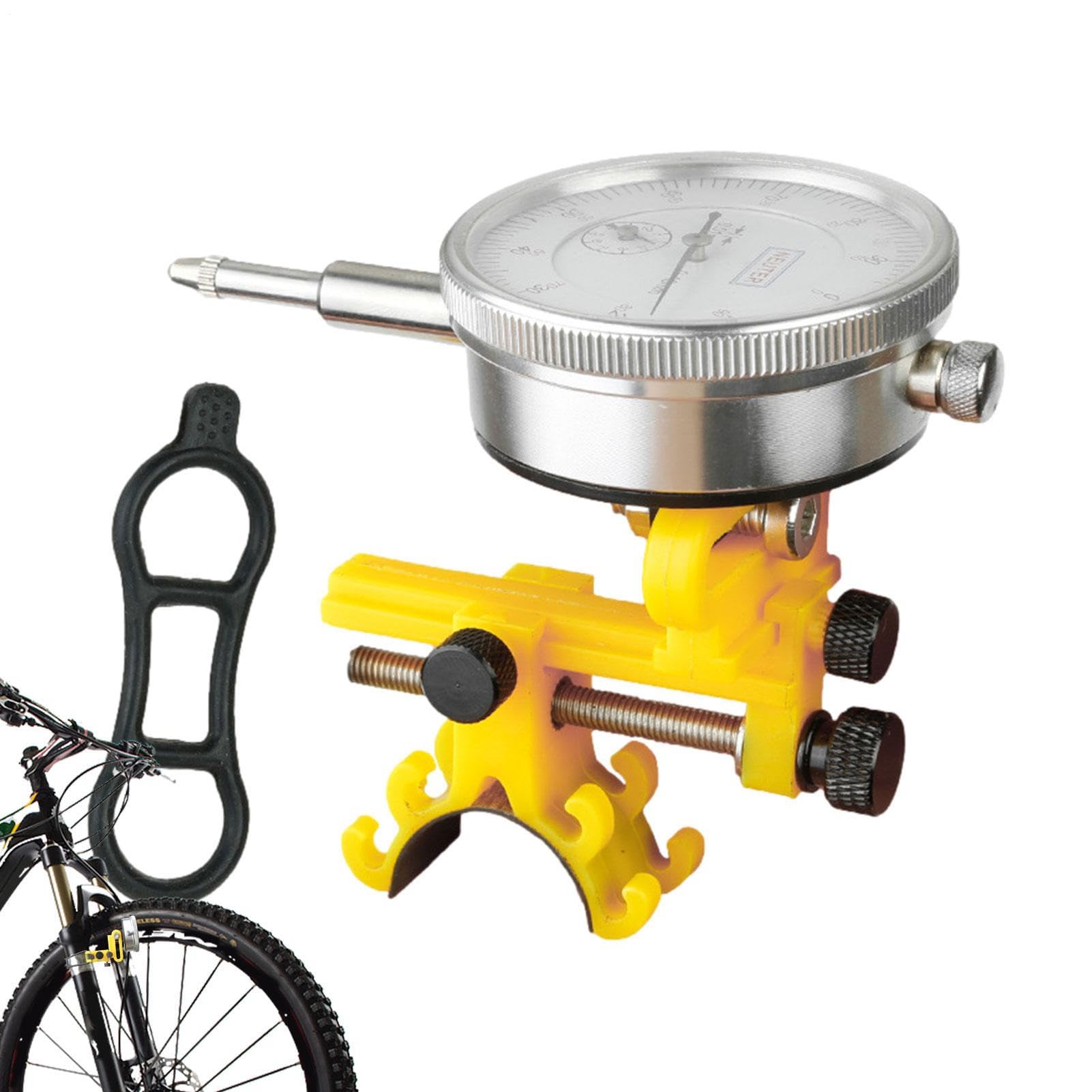 Jauge pour vélo - Support de centrage de roue de vélo - Outil de réglage des rayons de vélo - Outils de réglage de réparation de vélo - Accessoires de vélo pour la plupart des cadres de vélo