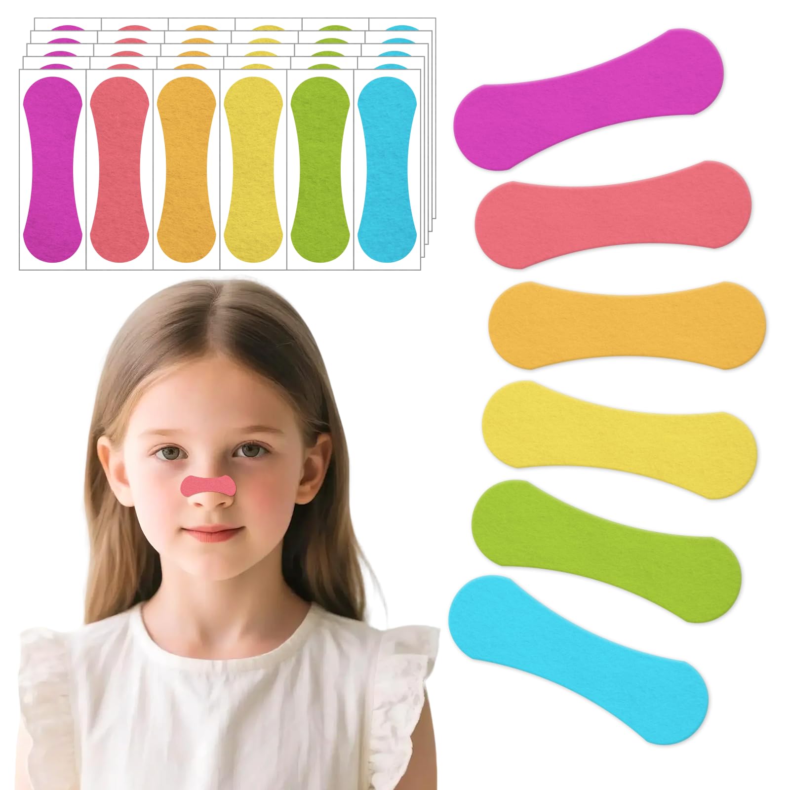 30pcs Small Size Kids Nasal Strips Nose Strips for Boys and Girls Kids Nasal Strips for Breathing 30