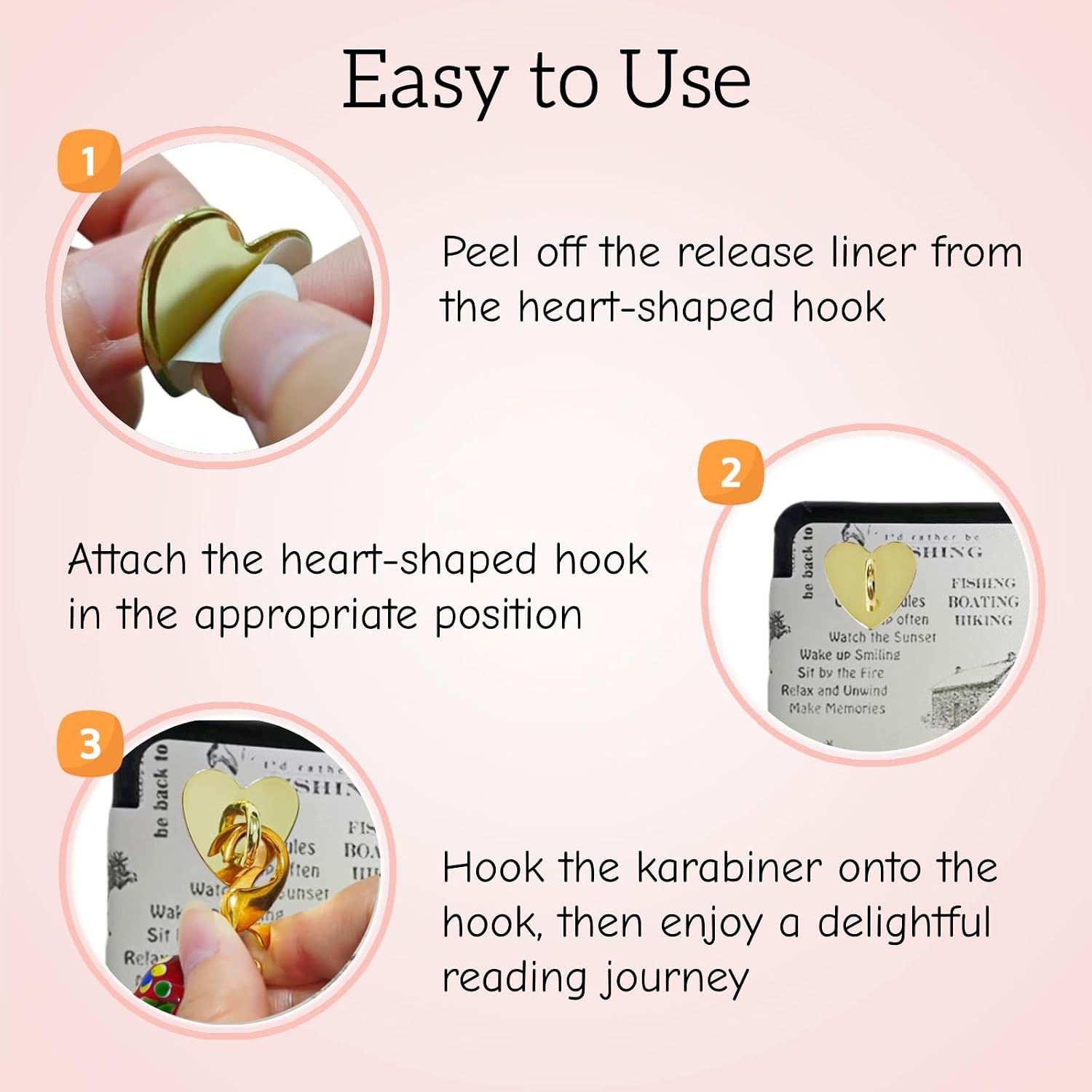 Charm Chain for Kindle, Heart E-Reader Charms Chain with Dust Plug Type C Cute Gold Decor Compatible with Kindle and Phone Keychain Decorating Accessories Bookish Gifts for Booklovers