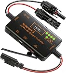 PWM Solar Charge Controller 12V 20A Solar Panel with LCD Display Charge Controller for Gel AGM Lithium LiFePO4 Batteries Charge Controllers Compatible with Type-c and USB（12v/20A）