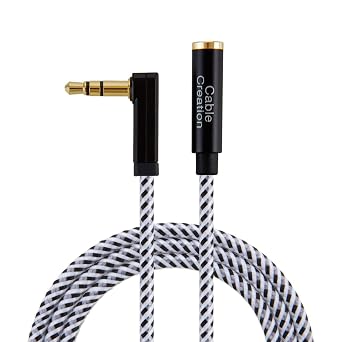 CableCreation 3.5mm Audio Extension Cable 3FT/0.9M, Male to Female Aux Stereo Jack for Phones, Headphones, Speakers, Tablets, PCs, MP3 Players and More
