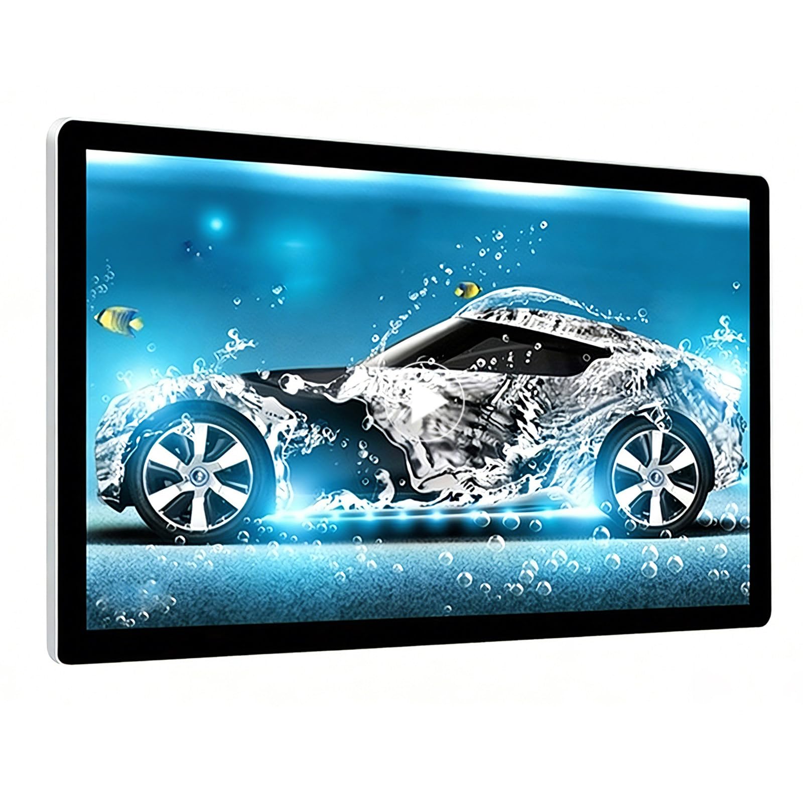 18.5''/21.5''/23.6''/27''/32''/43''/50'' Digital Signage Display, LCD Screen Advertising Display Kiosk USB Video Player for Restaurants, Cafes, Salons &amp; Shops, LCD Advertising Menu Displays 18.5i
