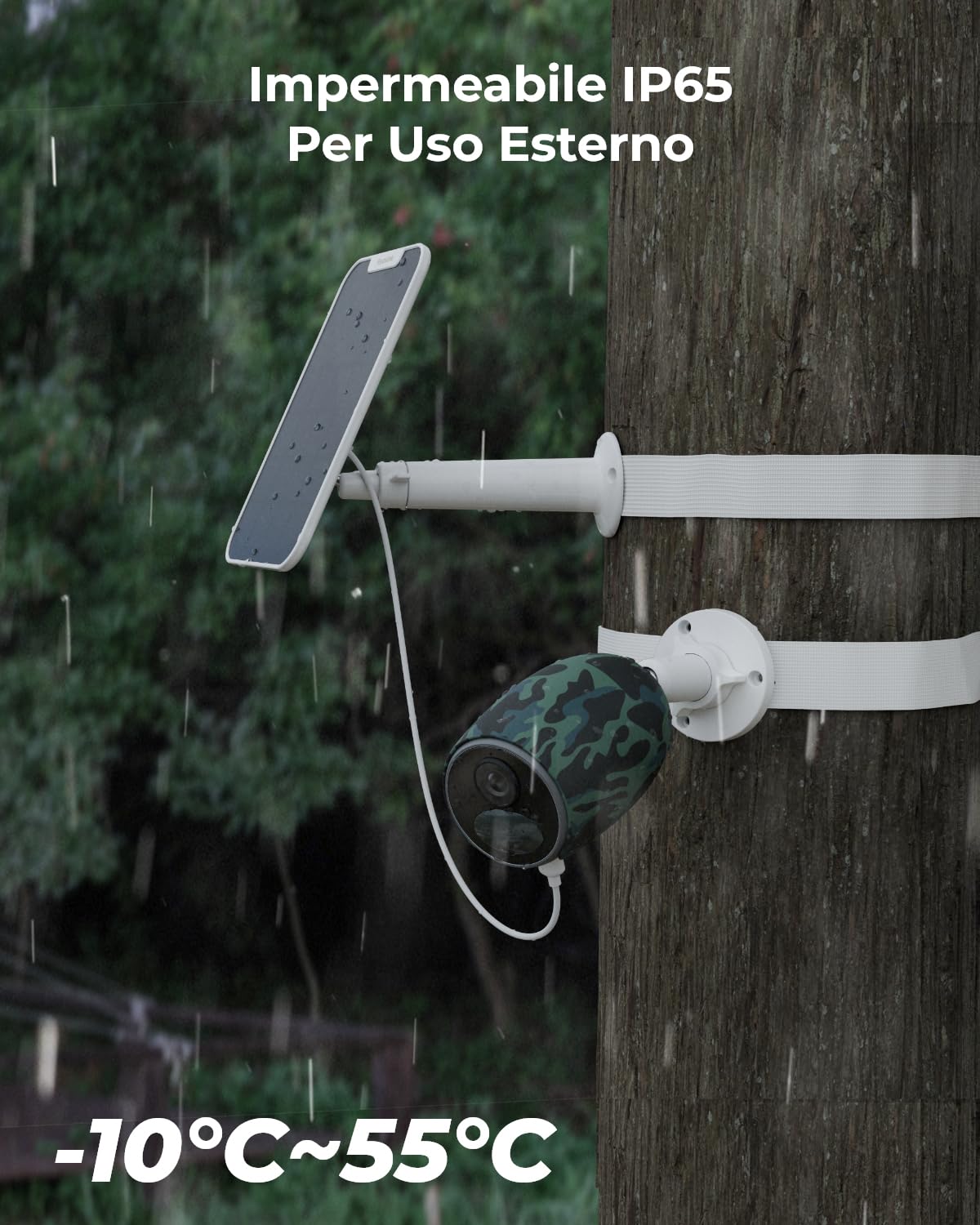 Reolink Telecamera Sim 4G da Esterno Senza Fili, 4MP Visione Notturna | Telecamera Batteria con Pannello Solare, Rilevamento di Persona/Veicolo, Audio a 2 Vie, Cloud/Alexa/Google Assistant, Go Plus
