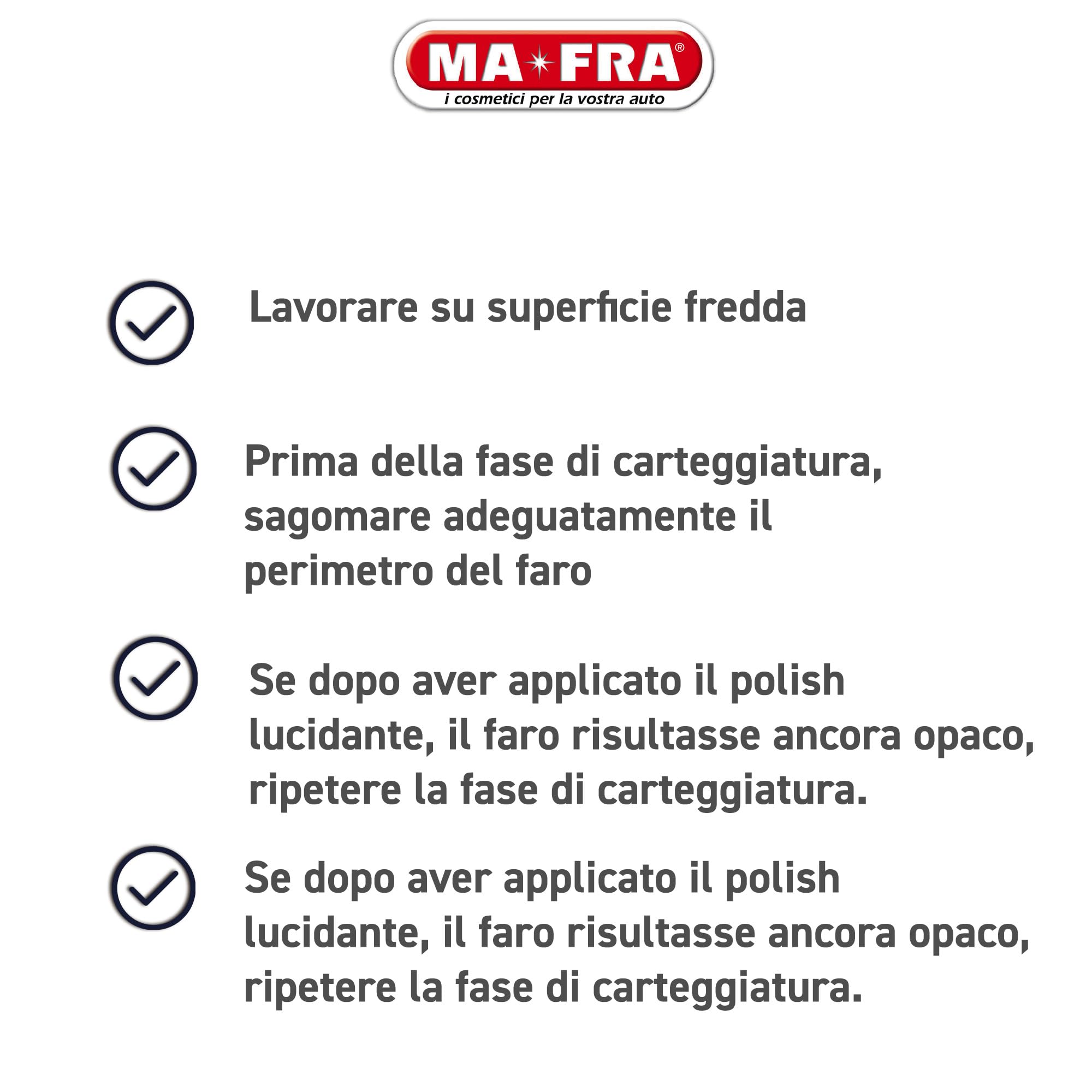 Ma-Fra Kit Regénera Fari, Composto da 16 Carte Abrasive, Polish Lucidante e Sigillante Spray, Ripristina Aspetto Originale dei Fanali Auto e Migliora l'Efficacia delle Luci, Rimuove Effetto Opaco