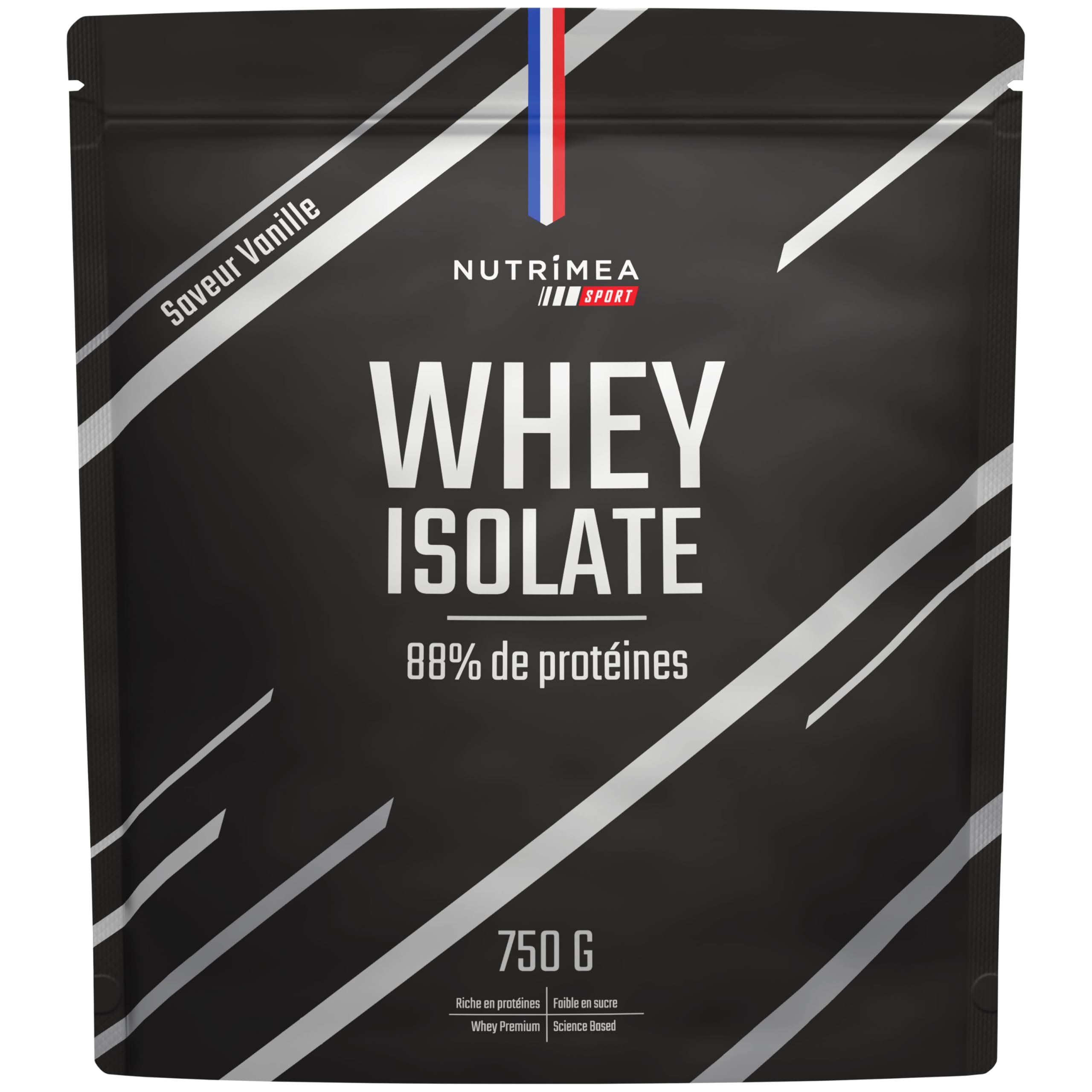 Whey Isolate - 88% de Protéines, Faible en Sucre - Performance & Récupération Optimales - Whey Protein Isolate 100% Pure - Saveur Vanille Crémeuse - Nutrimea - Expertise Française
